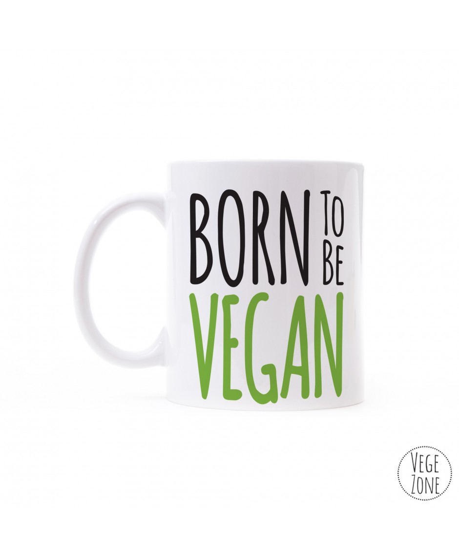 Kubek ceramiczny - Born to be vegan