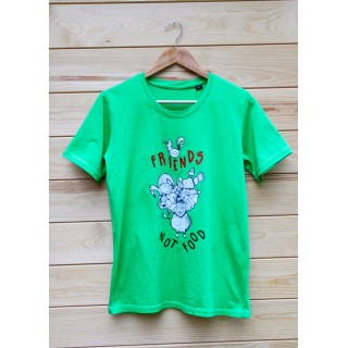 Męski T-shirt Wayne Organic kolor zielony