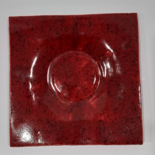 Ceramiczny talerz z beżowej glin